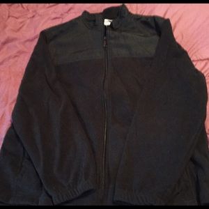 Black fleece jacket